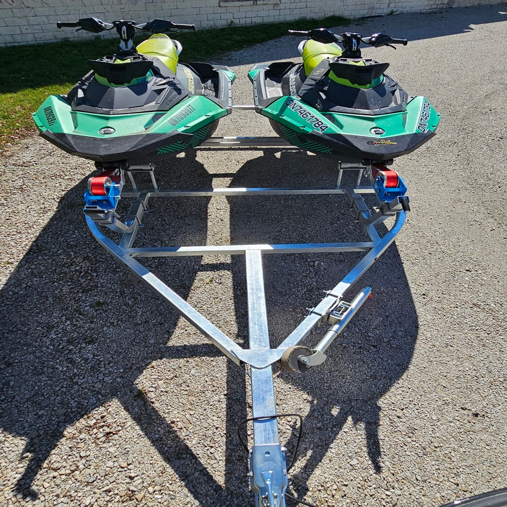 DOUBLE PWC/ JET SKI / SEA-D00 TRAILER THE FAST FISH TANDEM!