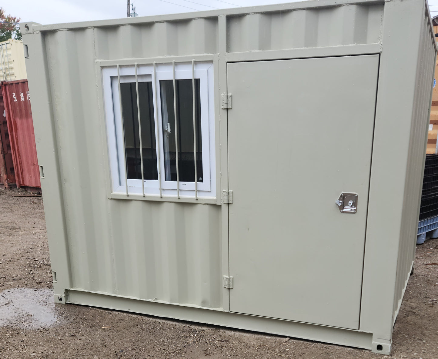 8FT AND 9FT NEW OFFICE CONTAINERS WITH WINDOW AND DOOR