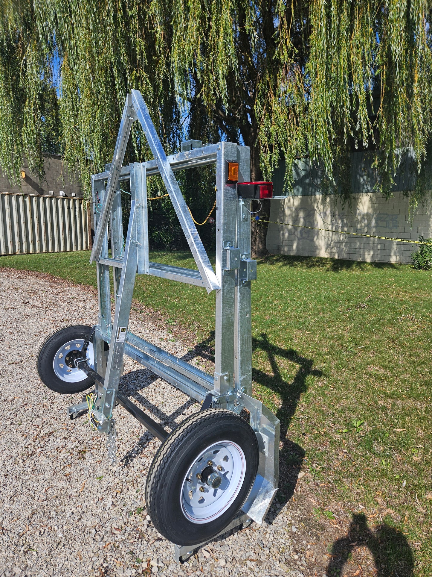FREEDOM ULTRA 5X8 GALVANIZED FOLDING UTILITY TRAILER