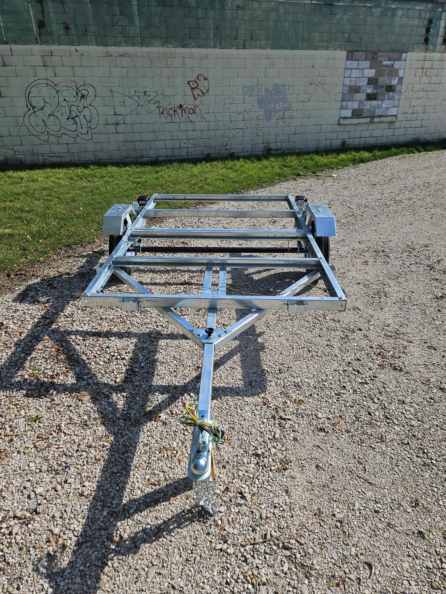 FREEDOM ULTRA 5X8 GALVANIZED FOLDING UTILITY TRAILER
