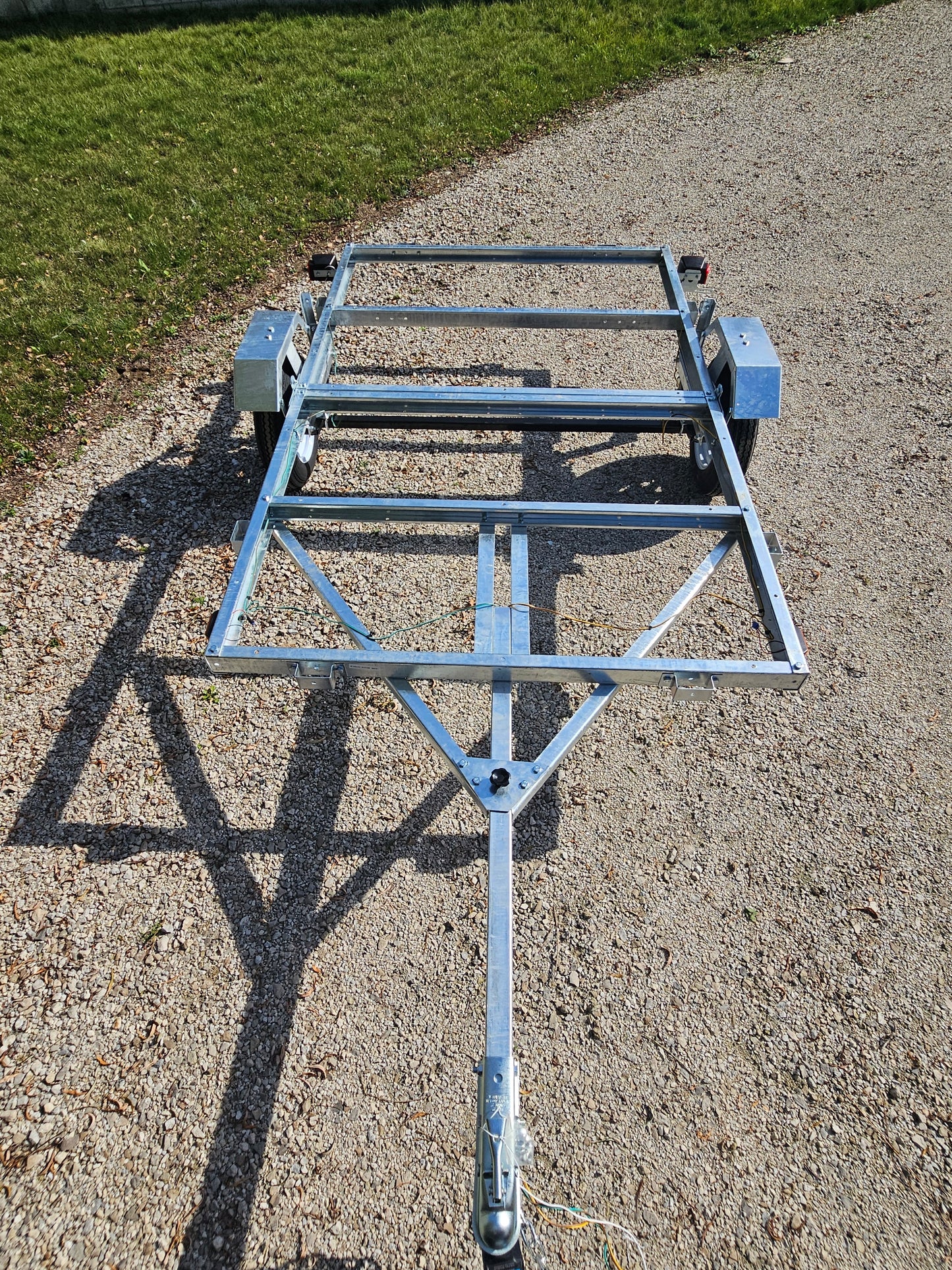 FREEDOM ULTRA 5X8 GALVANIZED FOLDING UTILITY TRAILER