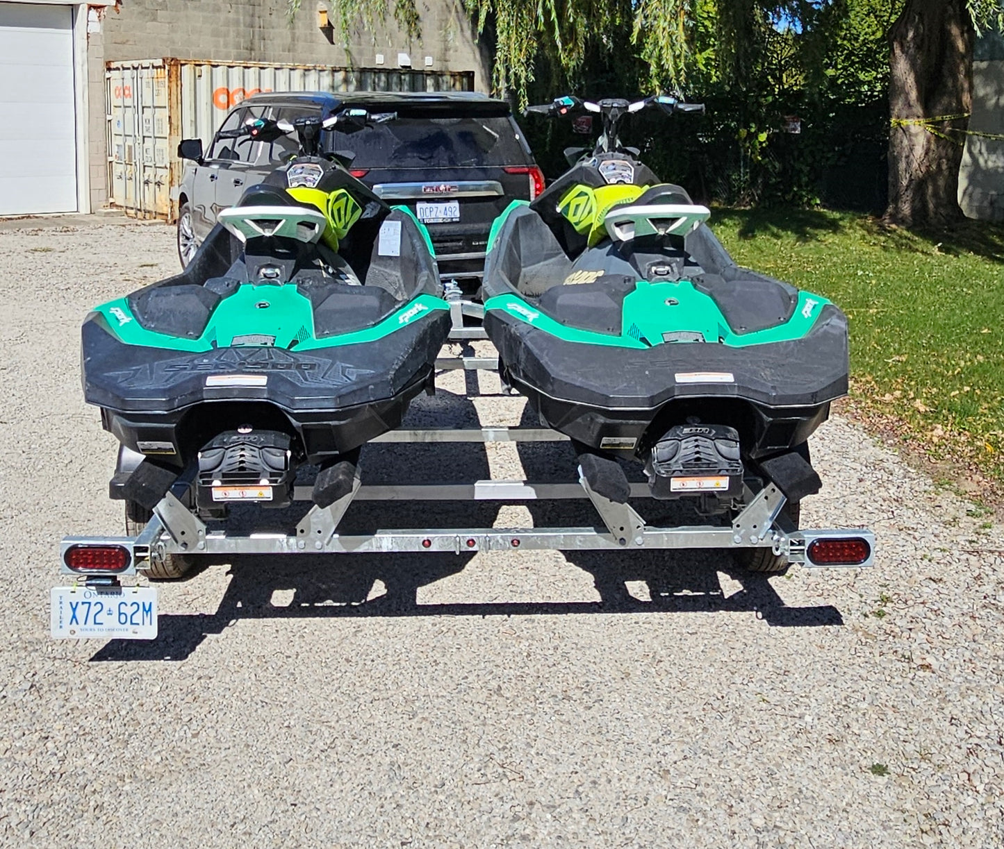 DOUBLE PWC/ JET SKI / SEA-D00 TRAILER THE FAST FISH TANDEM!