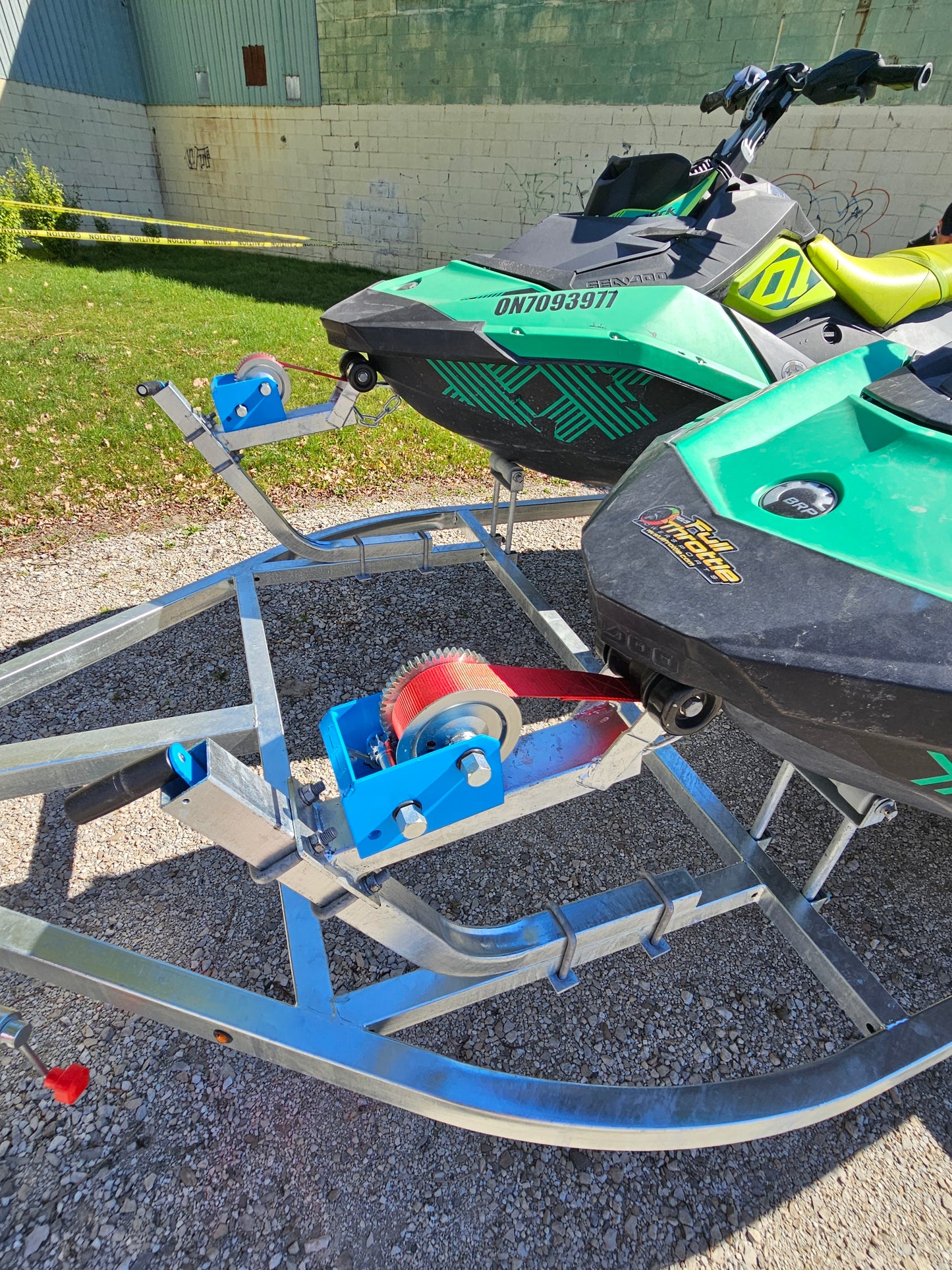 DOUBLE PWC/ JET SKI / SEA-D00 TRAILER THE FAST FISH TANDEM!