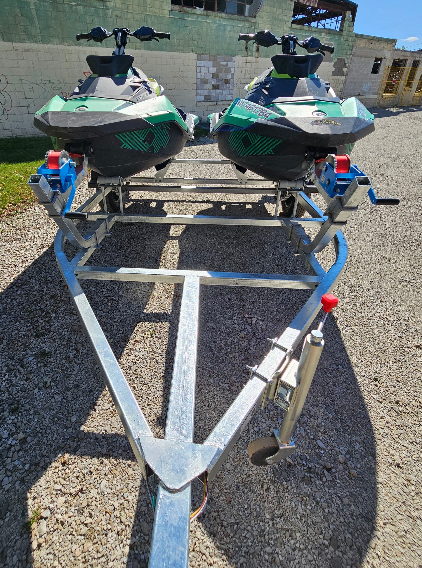 DOUBLE PWC/ JET SKI / SEA-D00 TRAILER THE FAST FISH TANDEM!