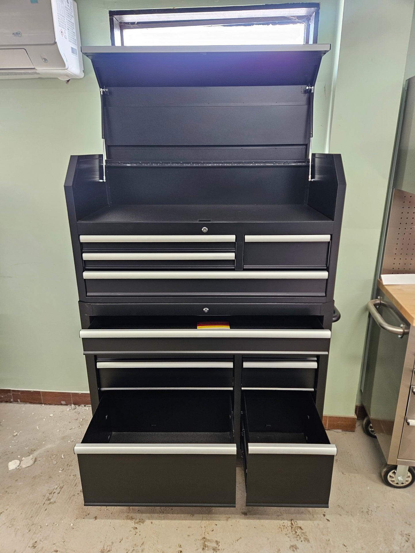 42 INCH 12 DRAWER TOOL CHEST / CABINET FLIP TOP