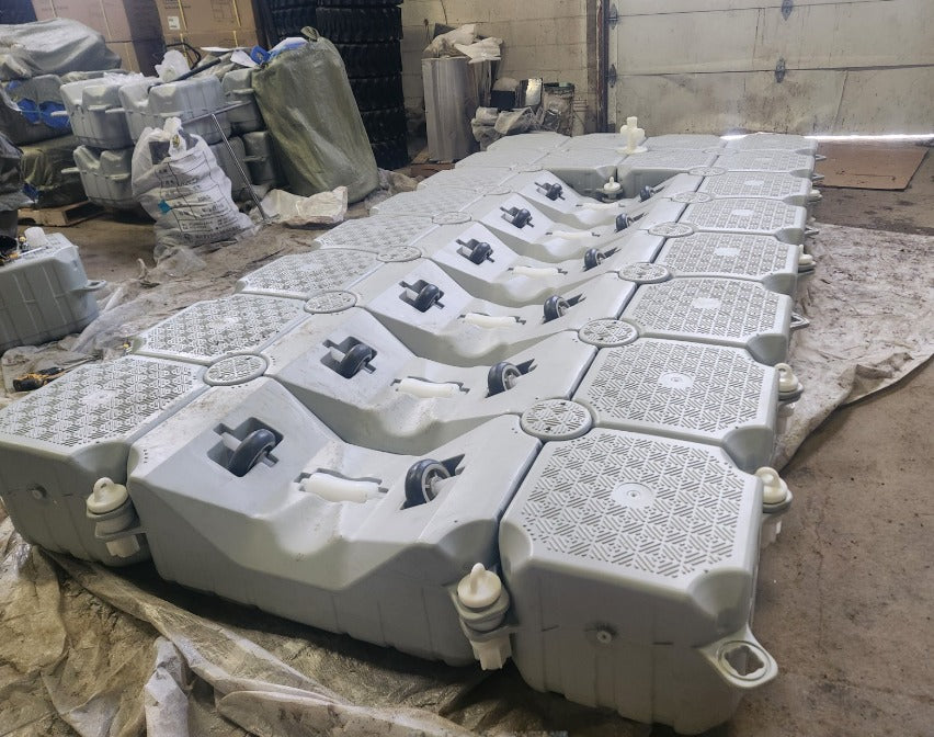 Premium Modular PWC Dock – 13' x 6.5' (4m x 2m) JET-SKI , SEA-DOO DOCK.