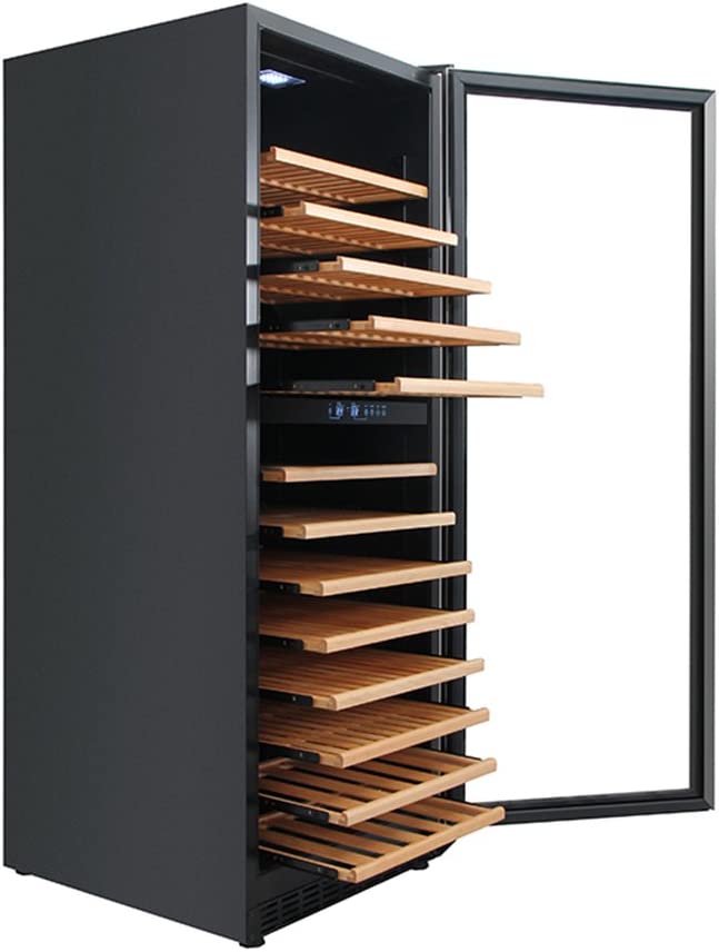 Thor Kitchen 24 inch 133 Bottles Wine Cooler Refrigerator Free Standing Wine Cellar Stainless Steel 13.42cu.ft HWC2408U