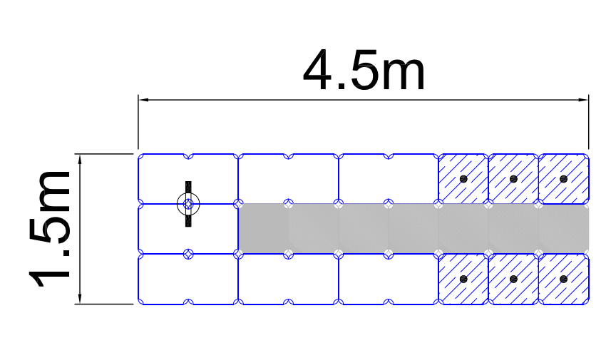 Modular Jet Ski / PWC Dock – 4.5m x 1.5m Affordable