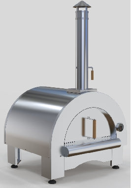 TABLE TOP WOOD FIRED PIZZA OVEN NEW FOR 2023 stainless or black!