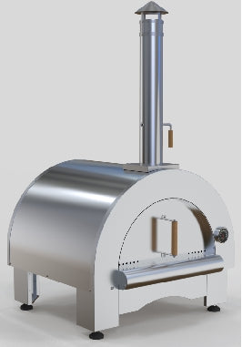 TABLE TOP WOOD FIRED PIZZA OVEN  NEW FOR 2023 stainless or black!