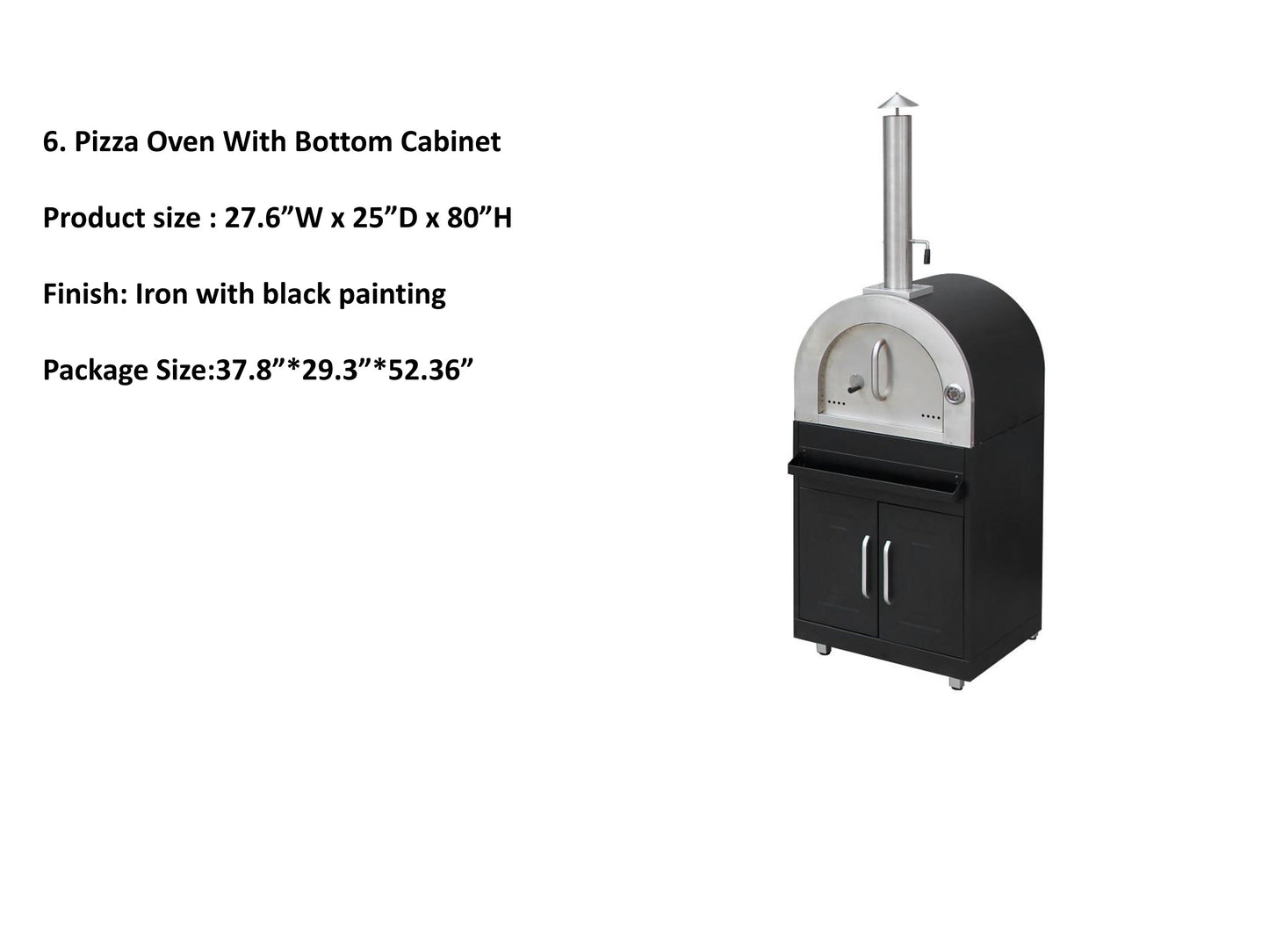 THOR PIZZA OVEN FOR OUTDOOR MODULAR KITCHEN