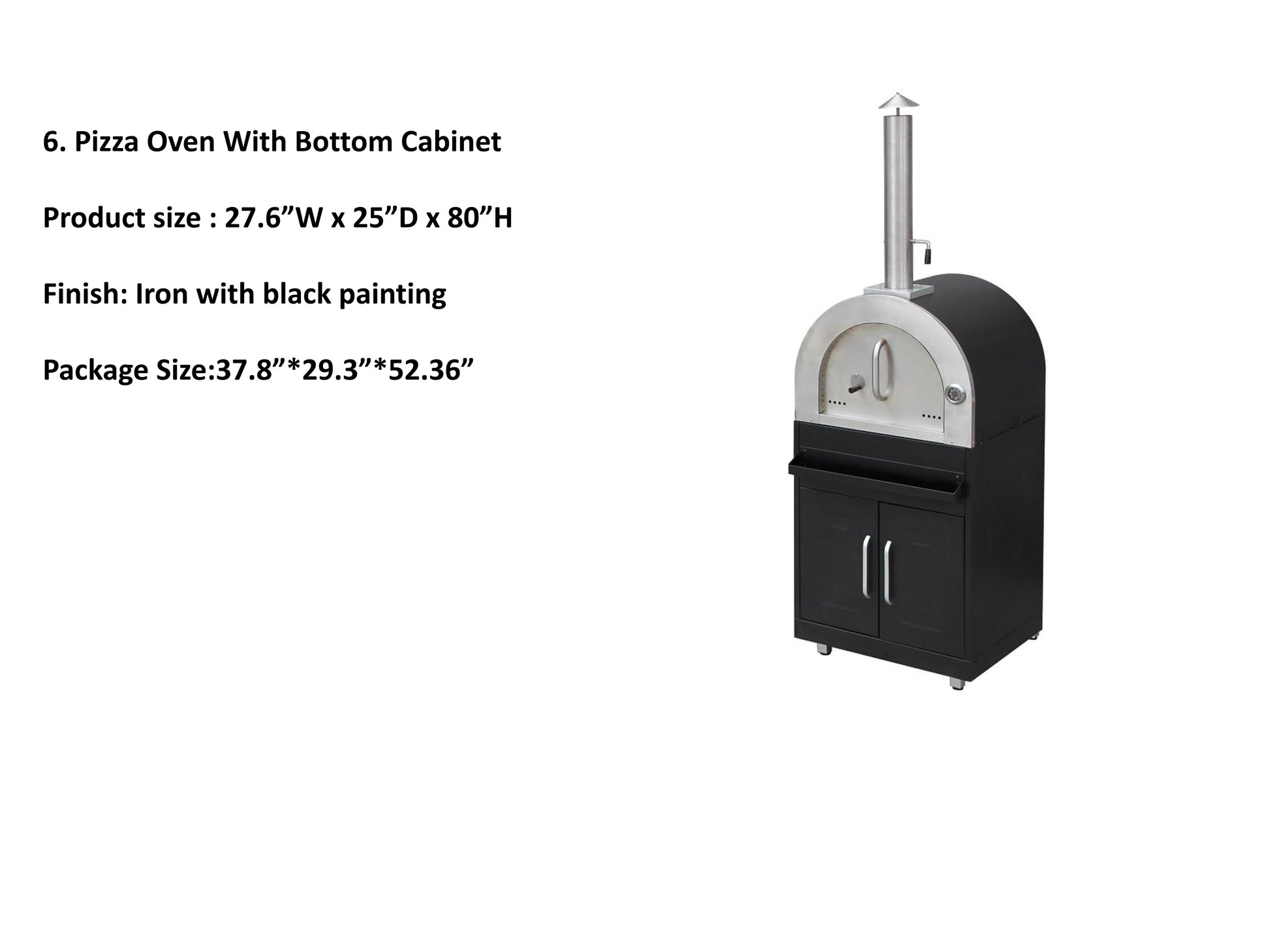 THOR PIZZA OVEN FOR OUTDOOR MODULAR KITCHEN