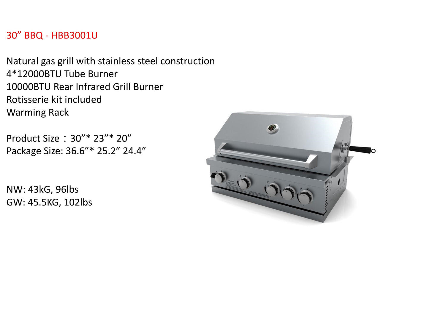 pro-style 8-piece Modular Outdoor Kitchen Suite