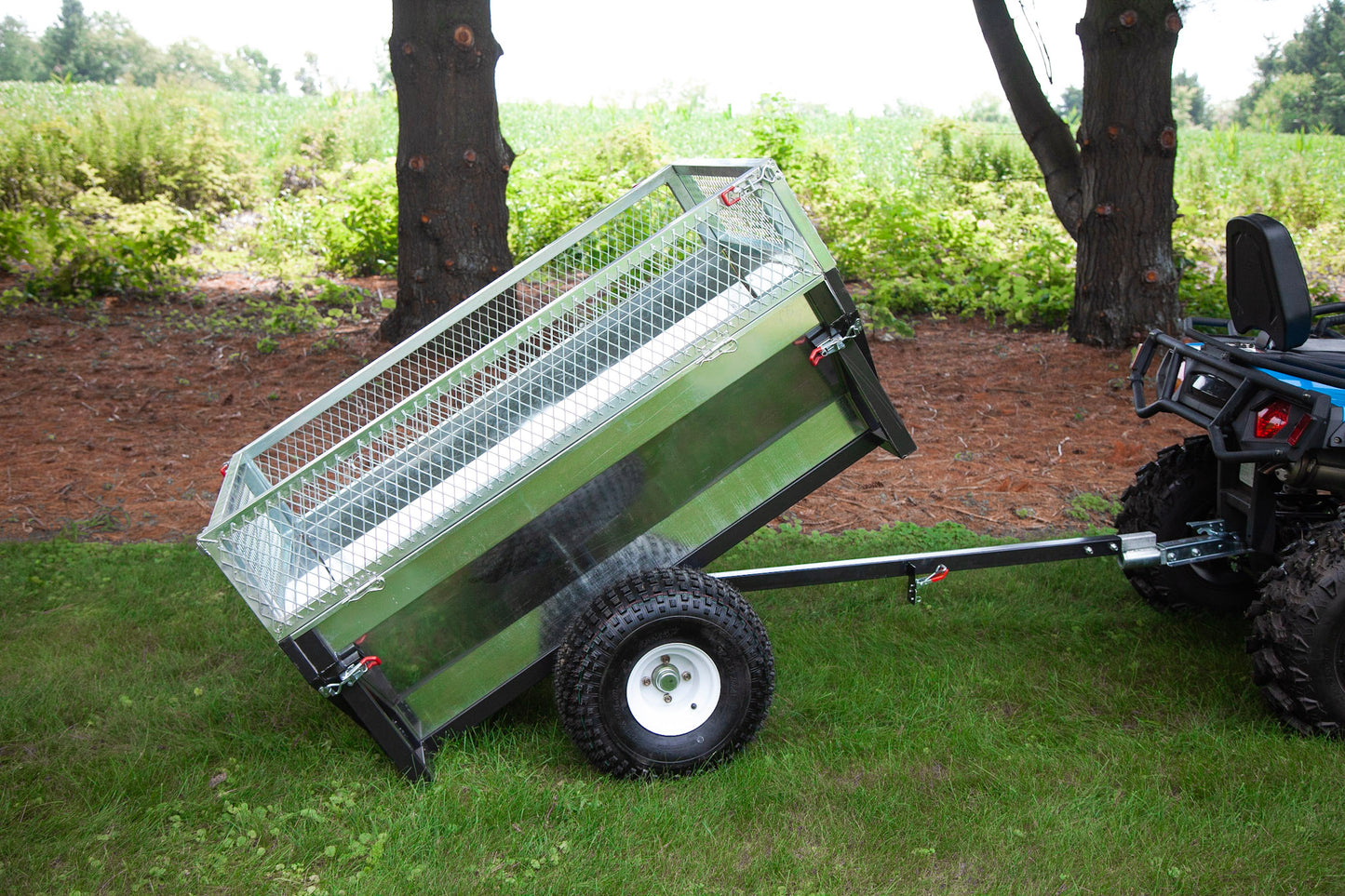 THE BOSS X - HEAVY DUTY STEEL ATV TRAILER ( with gates)