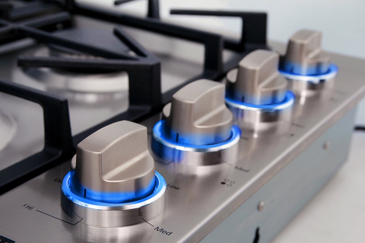 Thor Kitchen TGC3001 Cooktop, 30 inch Exterior Width, Gas Cooktop, 4 Burners