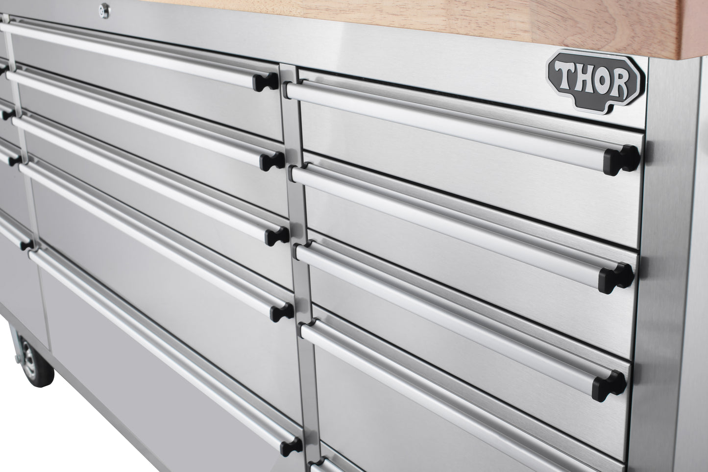 freedom 72 inch 15 Drawers Tool Chest, stainless steel