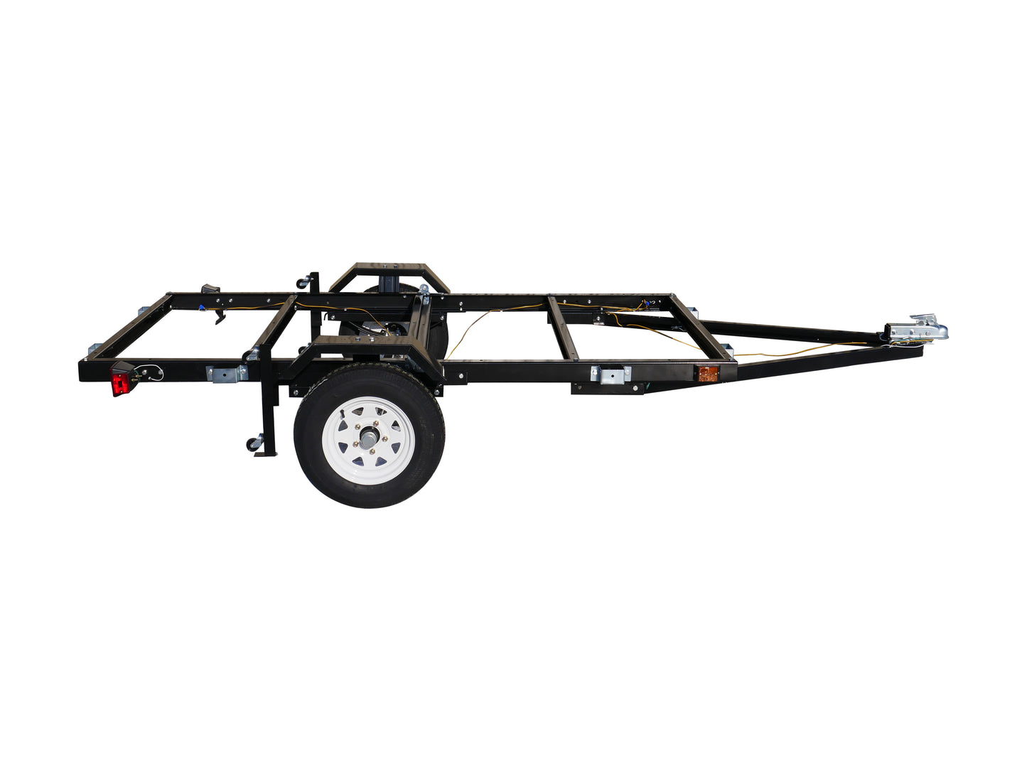 5X8 FOLDING UTILITY TRAILERS ( BLACK )