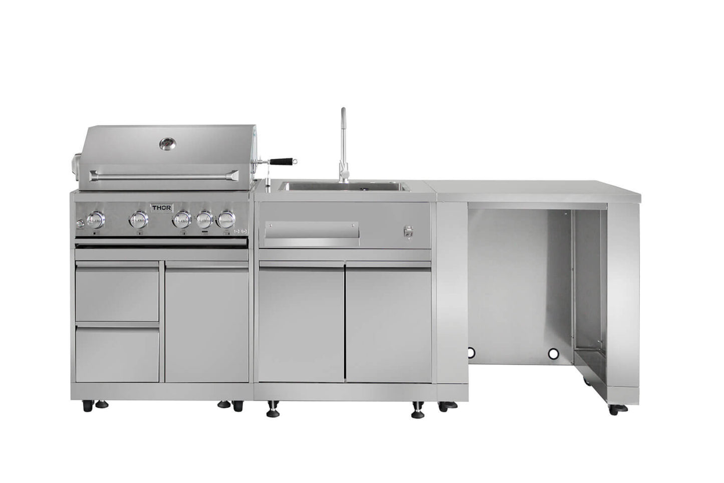 pro-style 8-piece Modular Outdoor Kitchen Suite