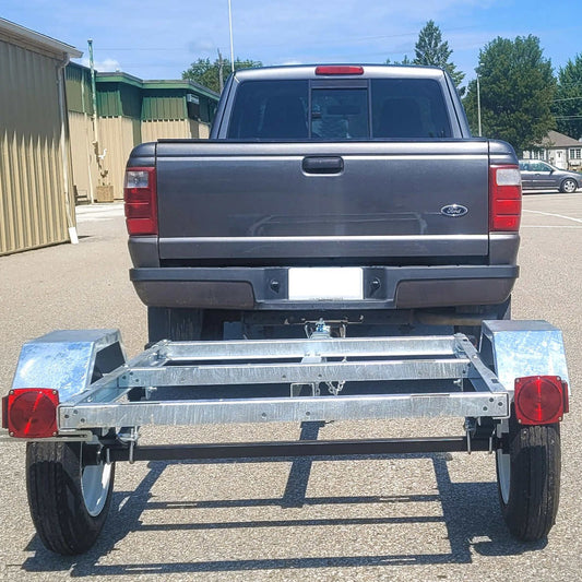 Mini Utility Trailer GALVANIZED 4ft long X 40 inch Wide