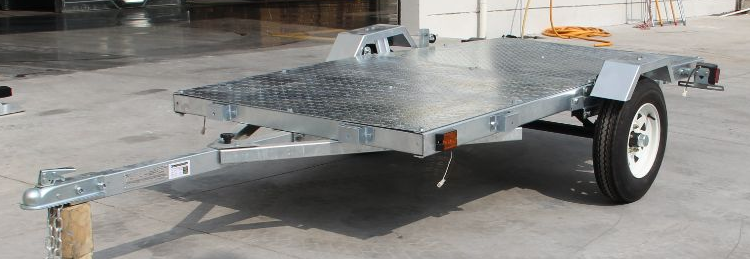 THE ULTRA 4X8 GALVANIZED FOLDING TRAILER