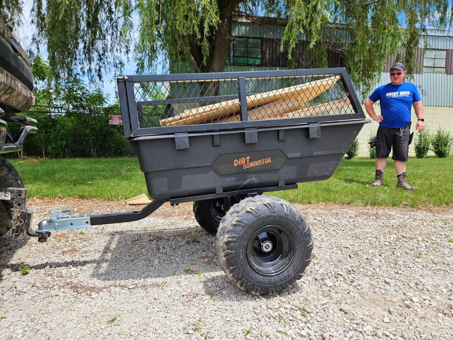 DIRT DOMINATOR ATV /UTV TRAILER WITH GATES AND TILT