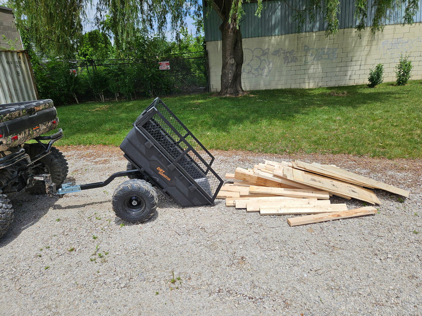 DIRT DOMINATOR ATV /UTV TRAILER WITH GATES AND TILT