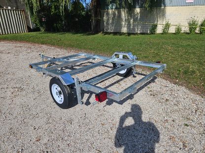 FREEDOM ULTRA  5X8 GALVANIZED FOLDING UTILITY TRAILER