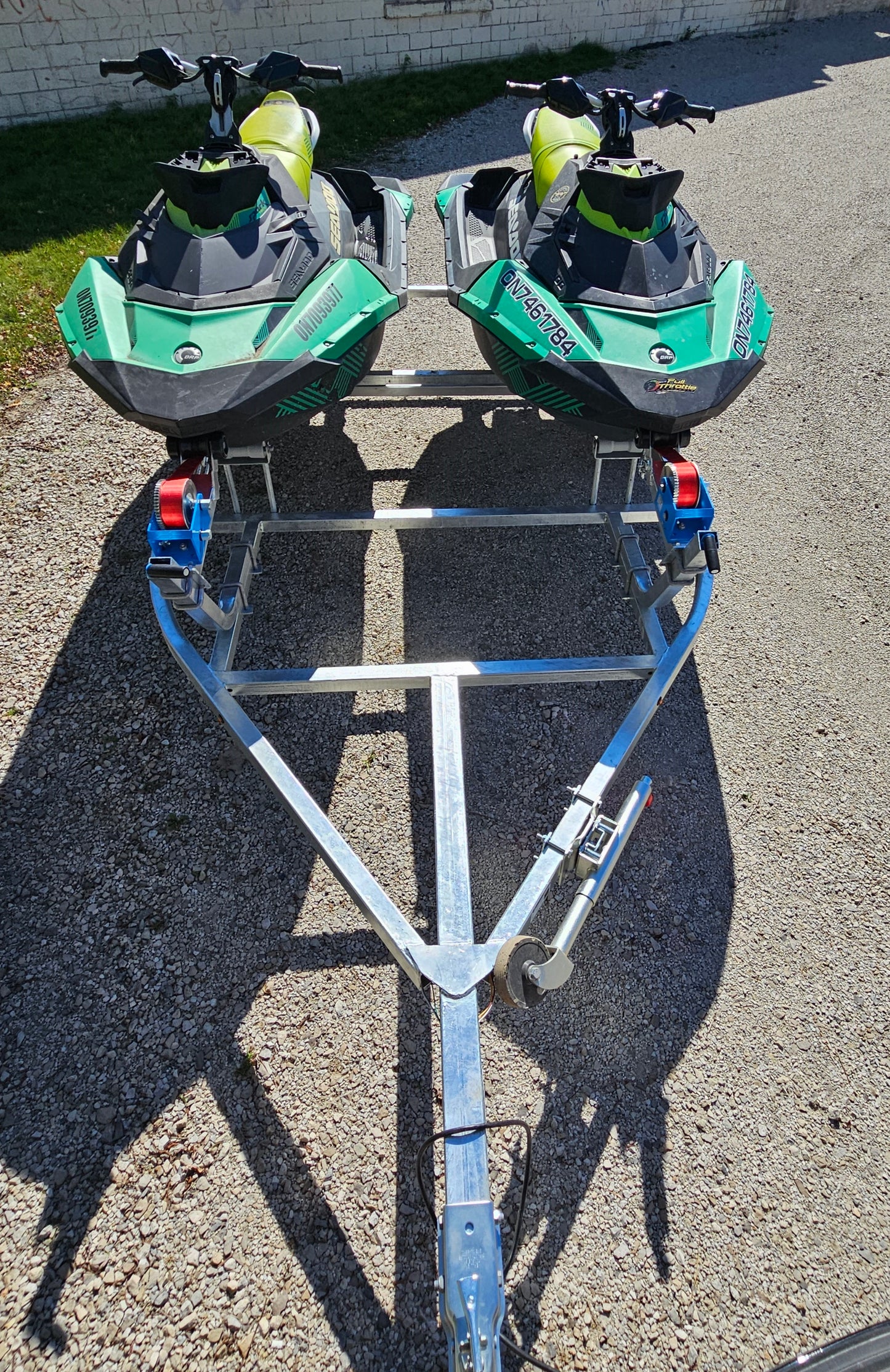 DOUBLE PWC/ JET SKI / SEA-D00 TRAILER   THE FAST FISH TANDEM!