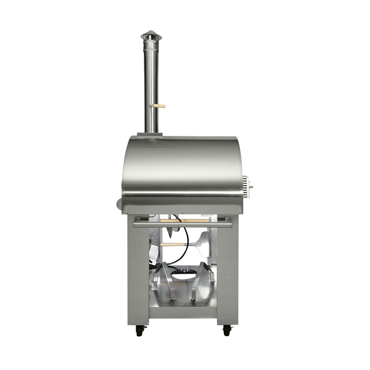 Kitchen Stainless Steel Gas / Wood fired outdoor pizza oven HPO03SH