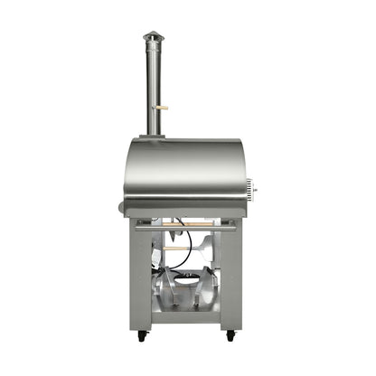 Kitchen Stainless Steel Gas / Wood fired outdoor pizza oven HPO03SH