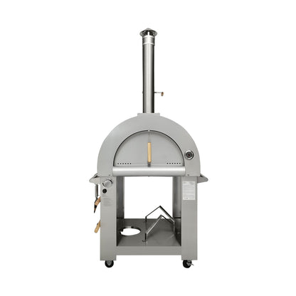 Kitchen Stainless Steel Gas / Wood fired outdoor pizza oven HPO03SH