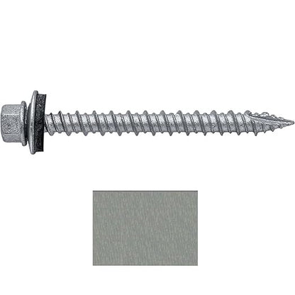Premium #10 roofing screws galvanized    2-1/8"  inches ( 55mm)   10 gauge hex head self starting metal