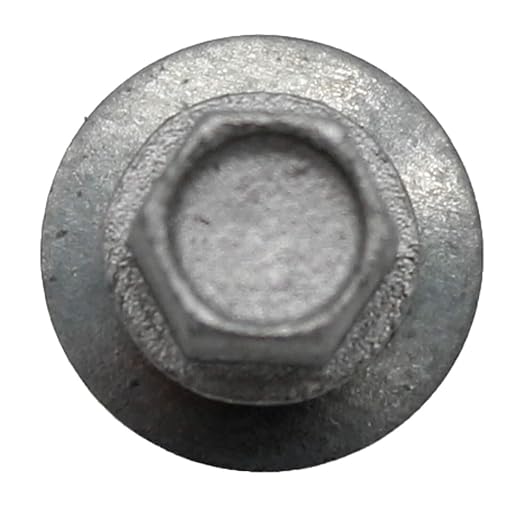 Premium #10 roofing screws galvanized    2-1/8"  inches ( 55mm)   10 gauge hex head self starting metal