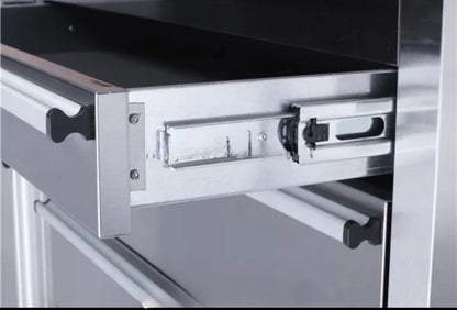 55” 10 Drawer Tool Cabinet with Uppers