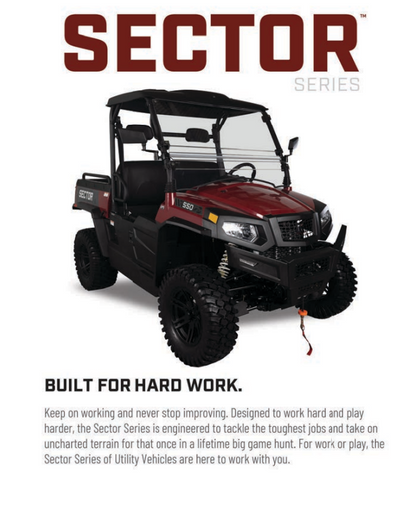 Hisun Sector 550 UTV Front View