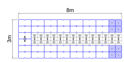 Heavy-Duty Modular Boat Dock – 26' x 10' (8m x 3m)