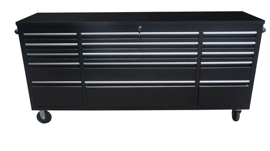 72inch 15 Drawers Tool Chest - BLACK