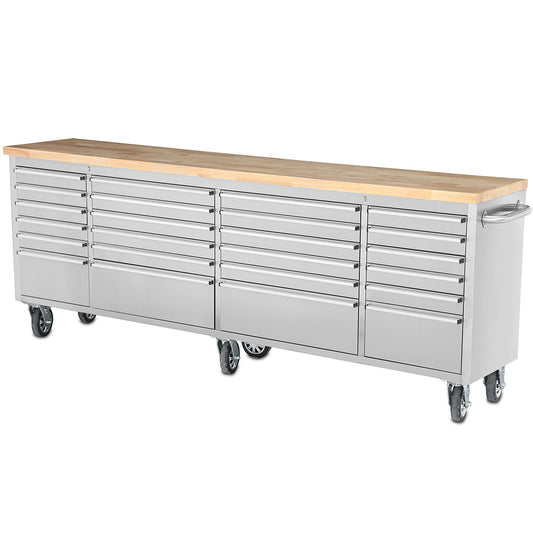 THOR 96" 24 Drawer Rolling Metal Tool Chest