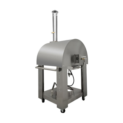 Kitchen Stainless Steel Gas / Wood fired outdoor pizza oven HPO03SH
