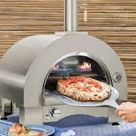 TABLE TOP WOOD FIRED PIZZA OVEN  NEW FOR 2023 stainless or black!