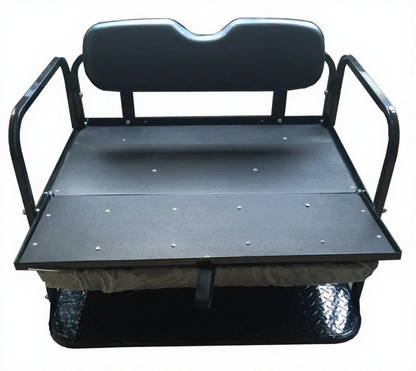 EZGO TXT Golf Cart Rear Flip Folding Back Seat Kit