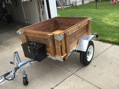 4x4 Mini Utility Trailer GALVANIZED