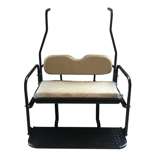 EZGO TXT Golf Cart Rear Flip Folding Back Seat Kit