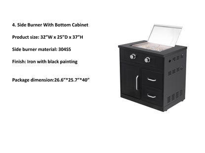 THOR SIDE BURNER WITH BOTTOM CABINET
