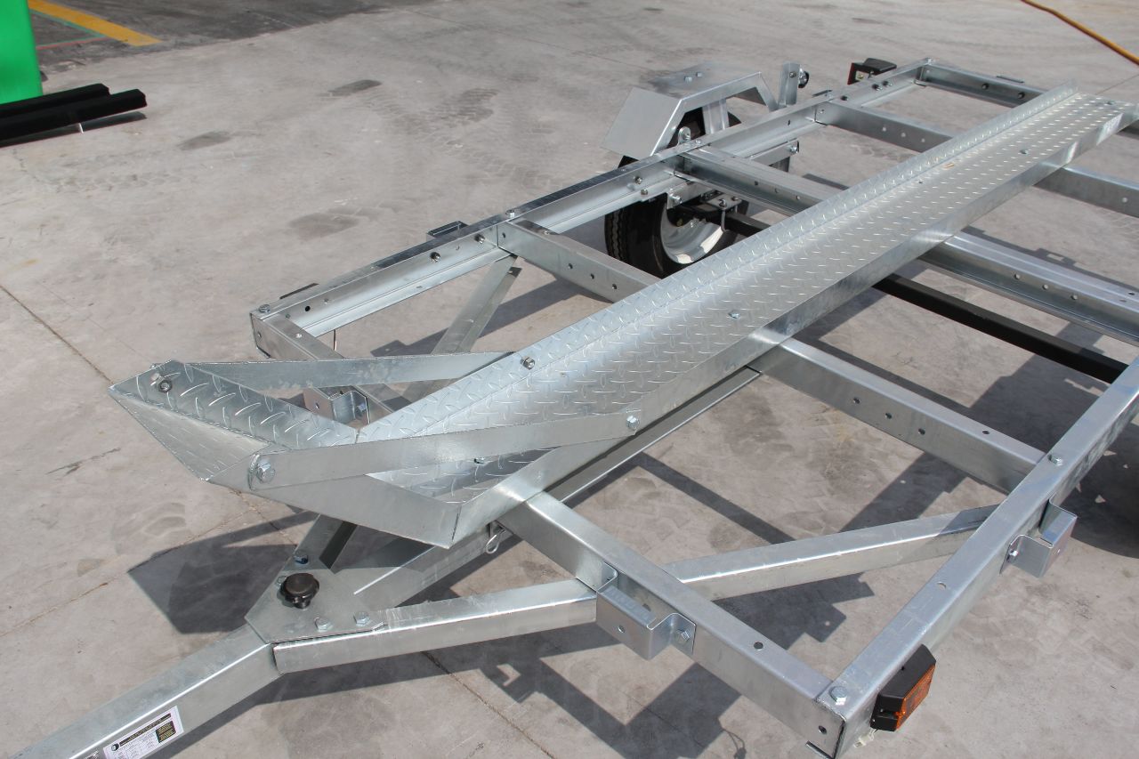 THE ULTRA 4X8  GALVANIZED FOLDING TRAILER