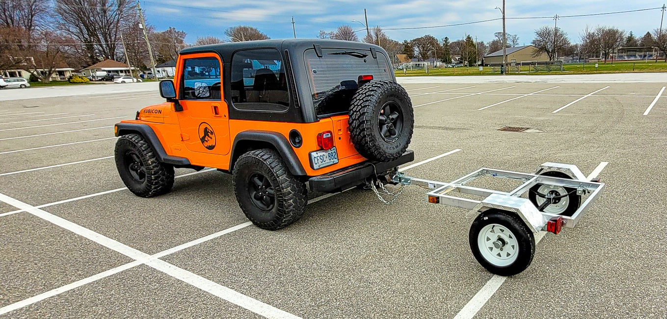 4x4 Mini Utility Trailer GALVANIZED