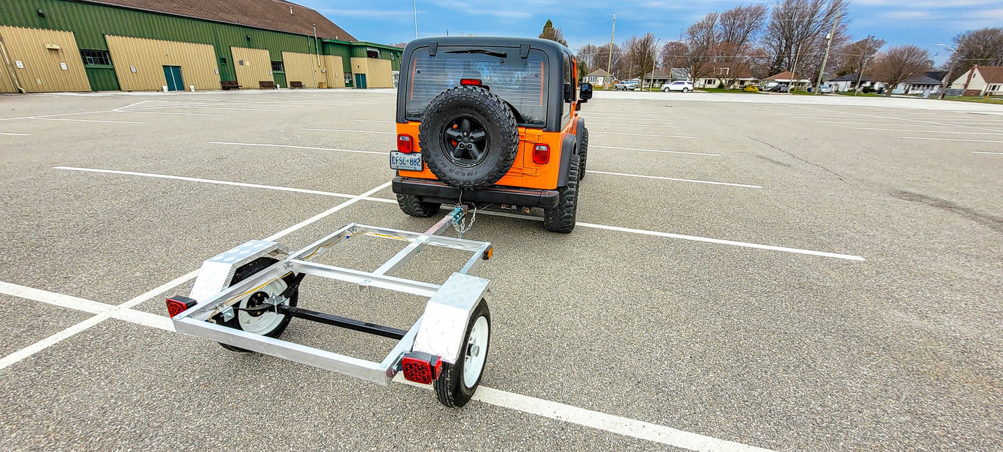 4x4 Mini Utility Trailer GALVANIZED