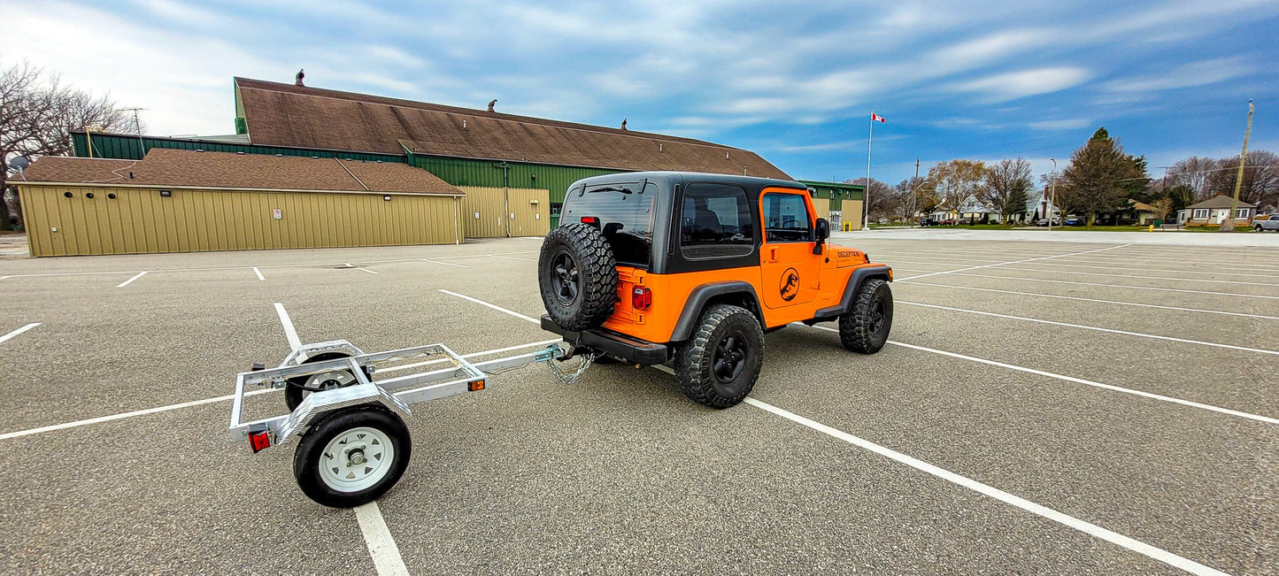 4x4 Mini Utility Trailer GALVANIZED