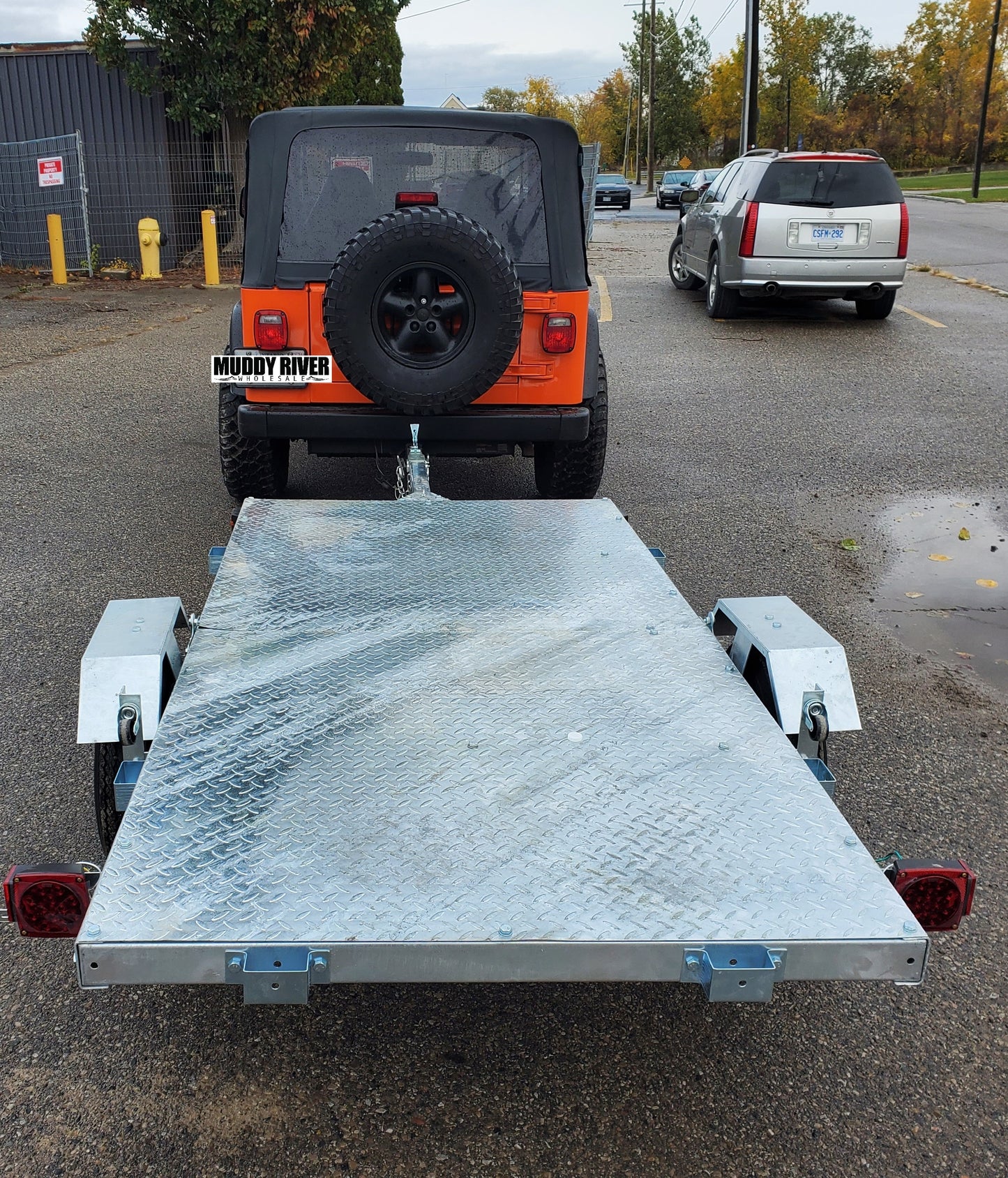 THE ULTRA 4X8  GALVANIZED FOLDING TRAILER