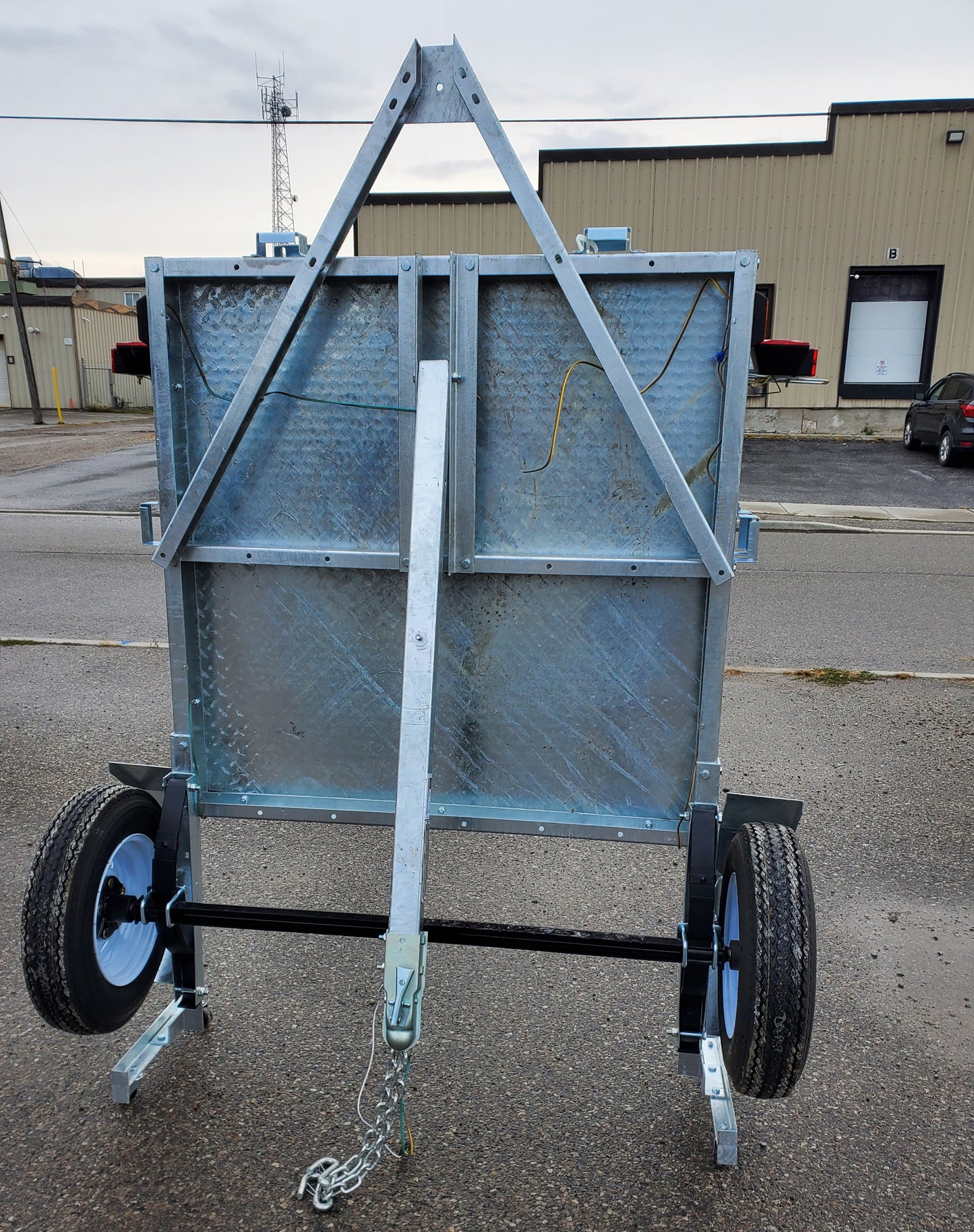 THE ULTRA 4X8  GALVANIZED FOLDING TRAILER